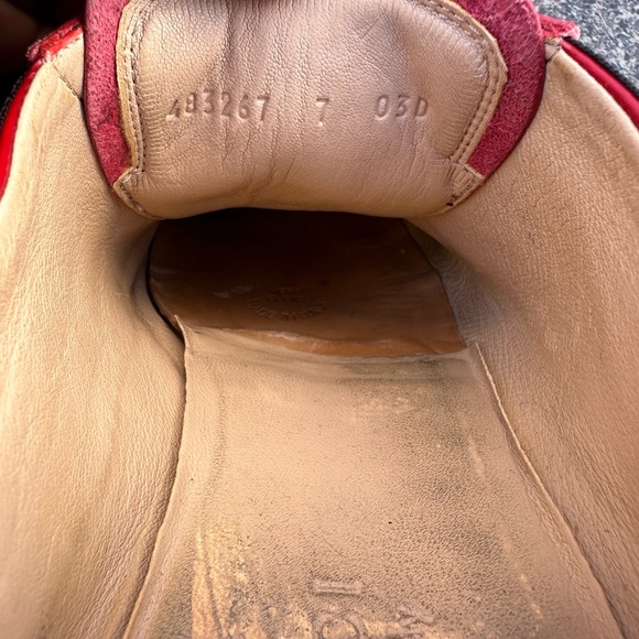 Gucci Men’s Falacer Hebron Web Patent Leather. U.S Size 7. - Picture 7 of 12